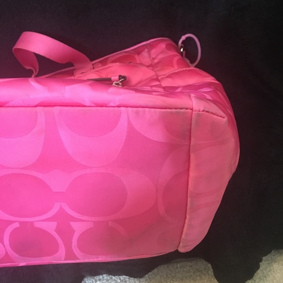 Nylon Coach Diaper Bag